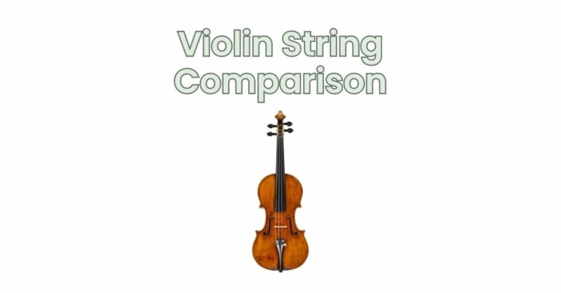 Violin String Comparison