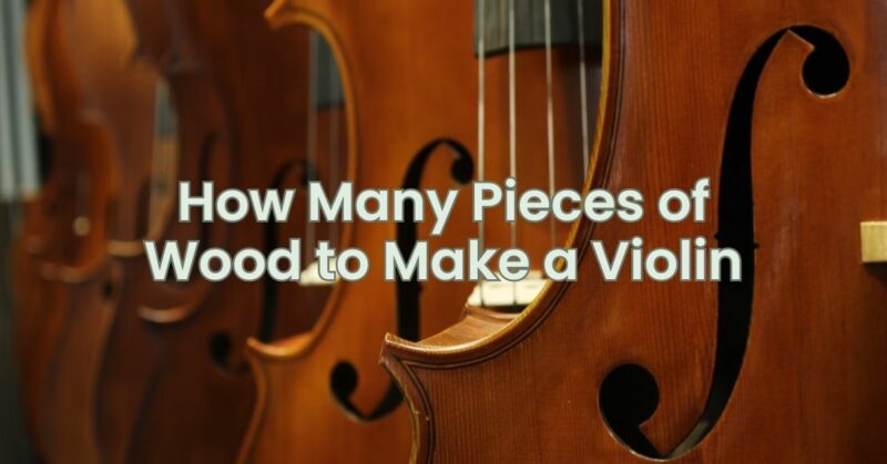 How Many Pieces of Wood to Make a Violin