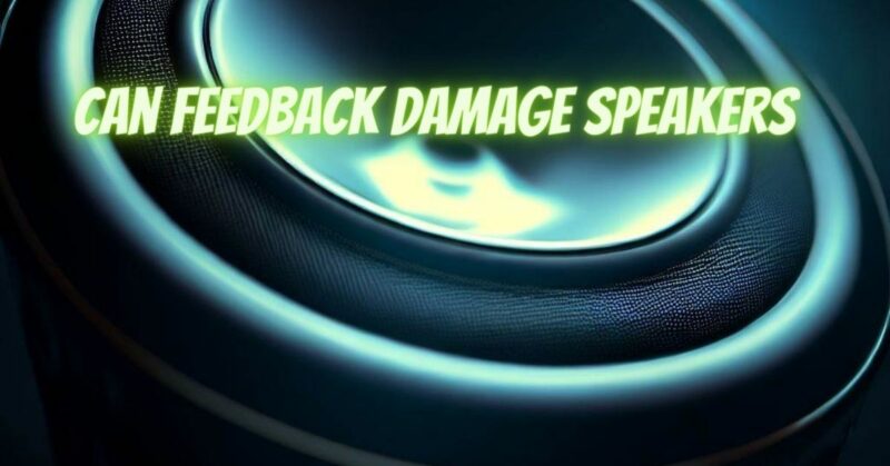Can feedback damage speakers