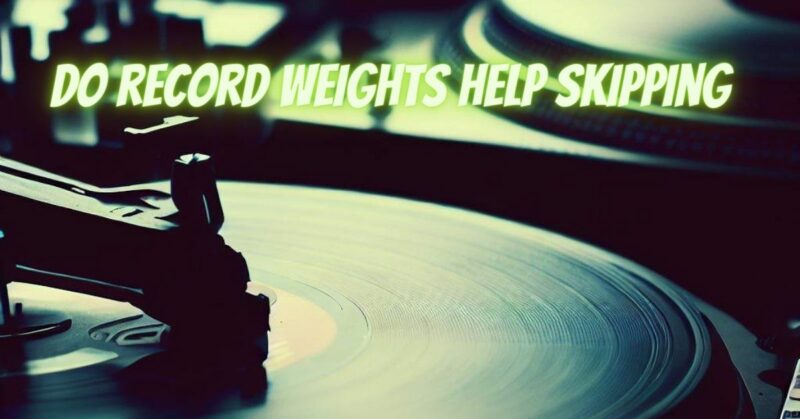 Do record weights help skipping