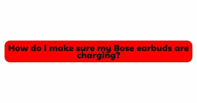 Why is one of my Bose earbuds blinking white?