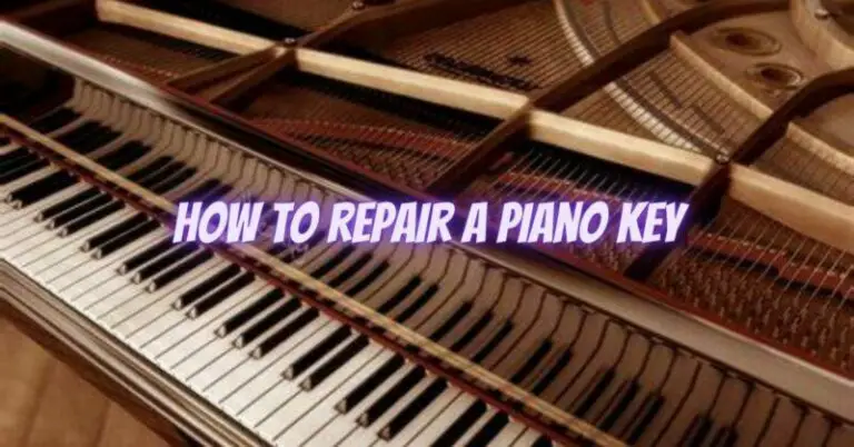 How to repair a piano key - All For Turntables