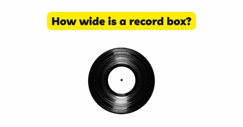 How wide is a record box?