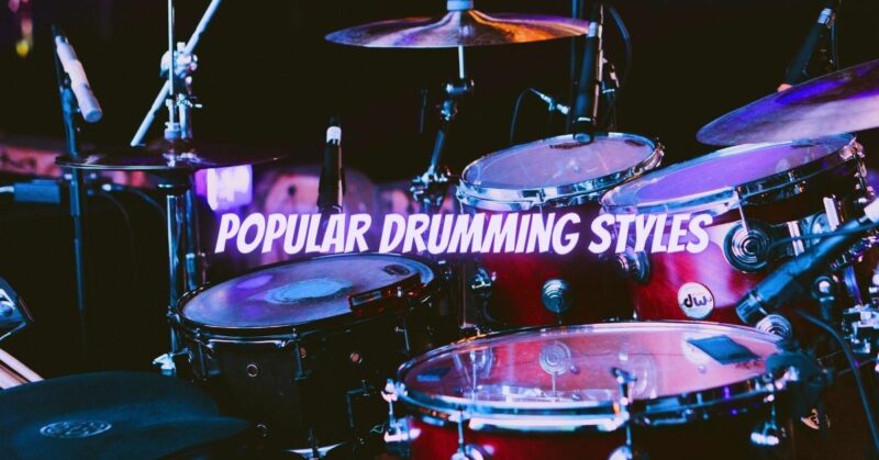 Popular drumming styles