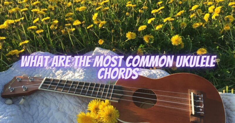 What are the most common ukulele chords