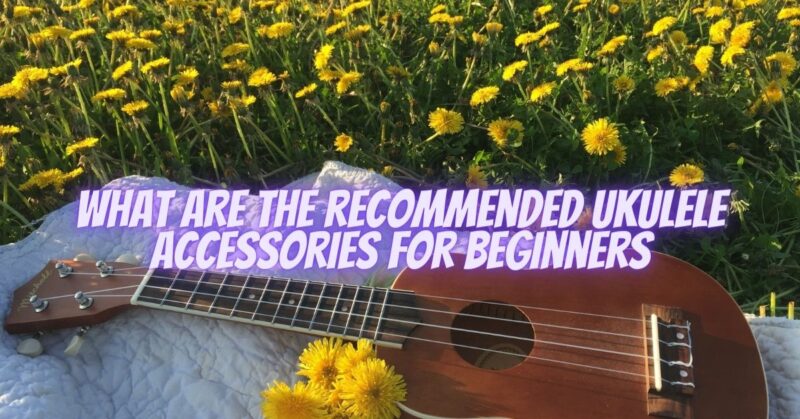 What are the recommended ukulele accessories for beginners