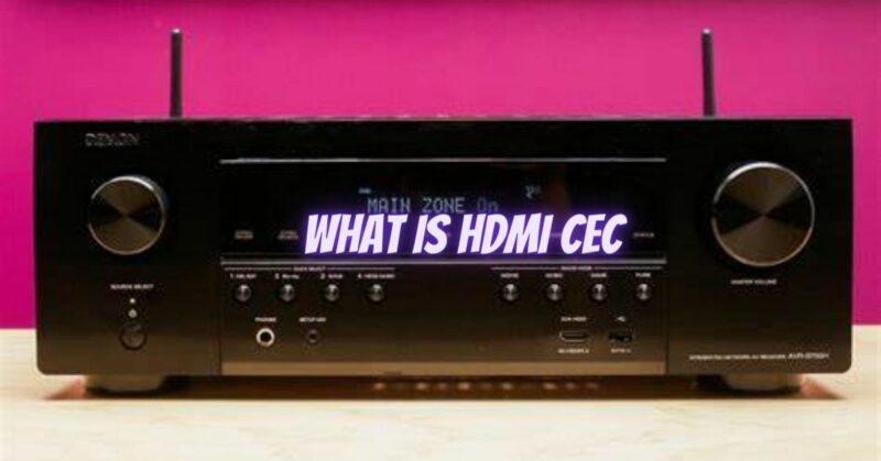 What is HDMI CEC