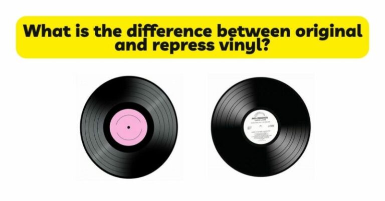 What is the difference between original and repress vinyl? - All For ...
