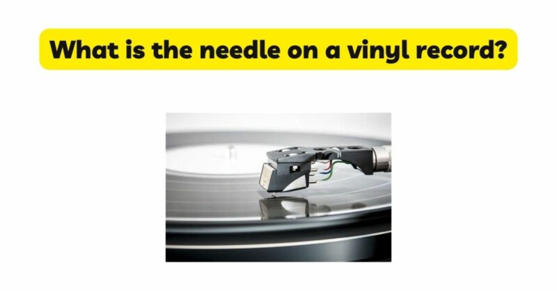 What is the needle on a vinyl record?