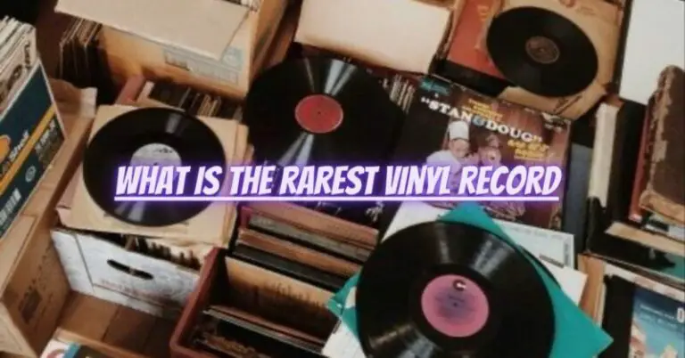 What is the rarest vinyl record - All For Turntables