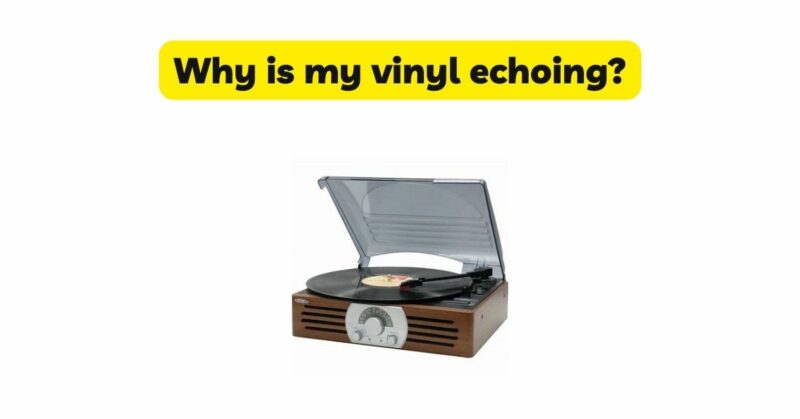 Why is my vinyl echoing?