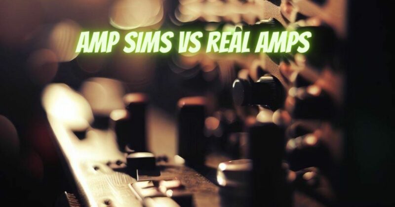 Amp sims vs real amps