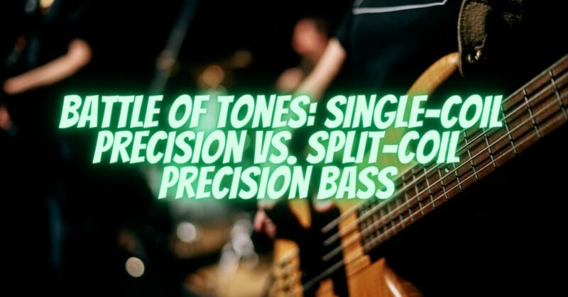 Battle of Tones: Single-Coil Precision vs. Split-Coil Precision Bass