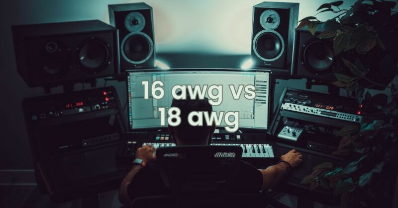 16 awg vs 18 awg