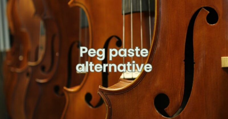 Peg paste alternative
