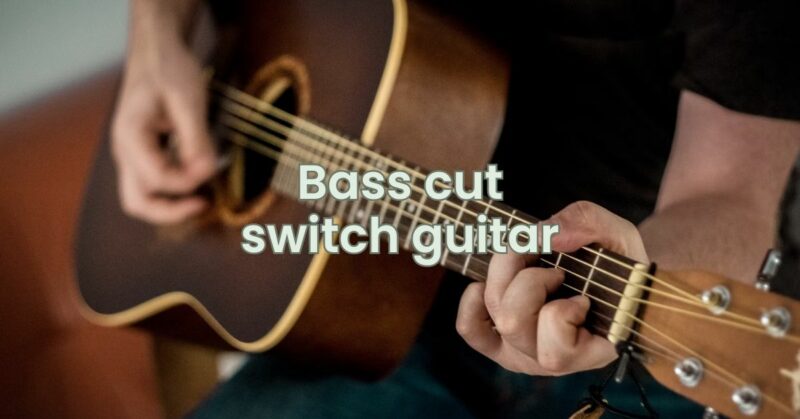 Bass cut switch guitar