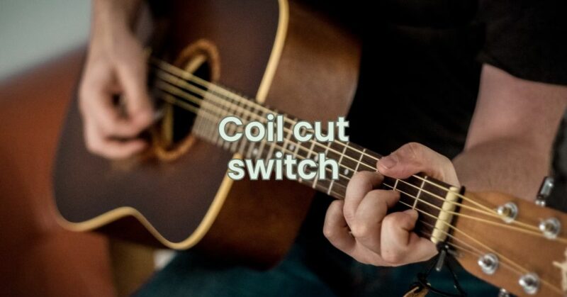 Coil cut switch