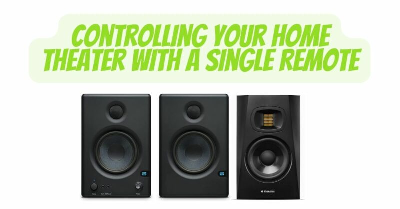 Controlling Your Home Theater with a Single Remote