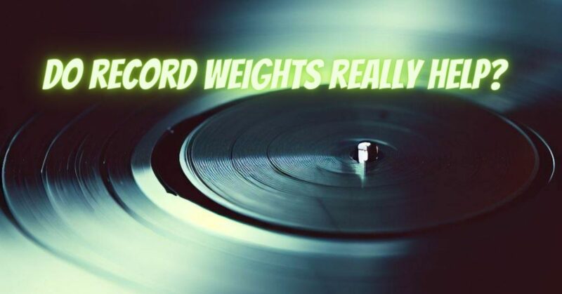 Do record weights really help?