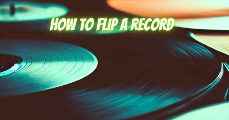 How to flip a record - All For Turntables