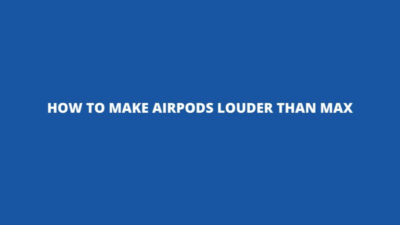 How To Make AirPods Louder Than Max All For Turntables