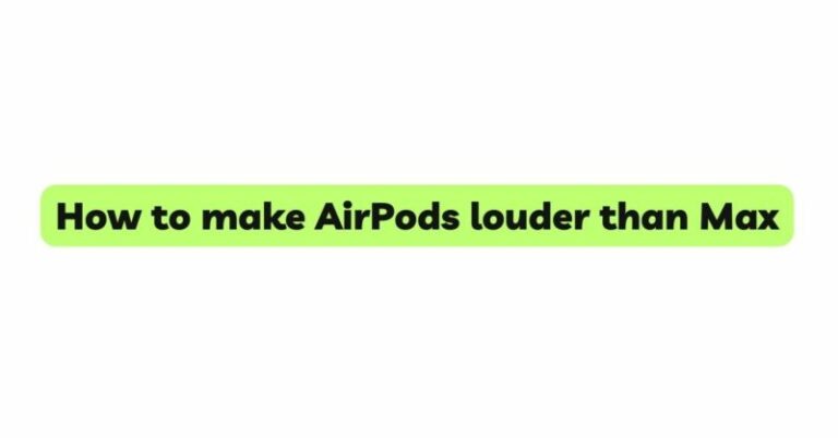 How To Make AirPods Louder Than Max All For Turntables