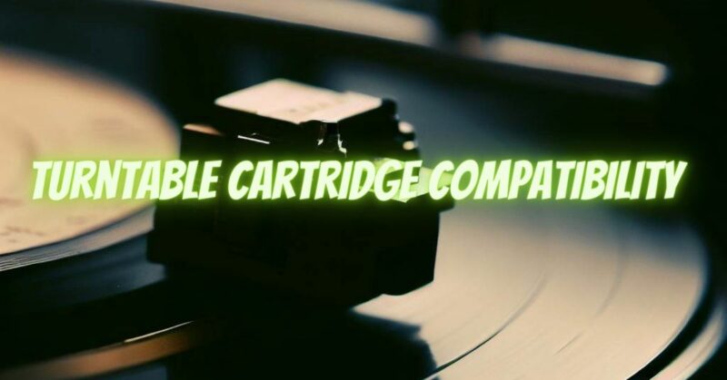 Turntable cartridge compatibility