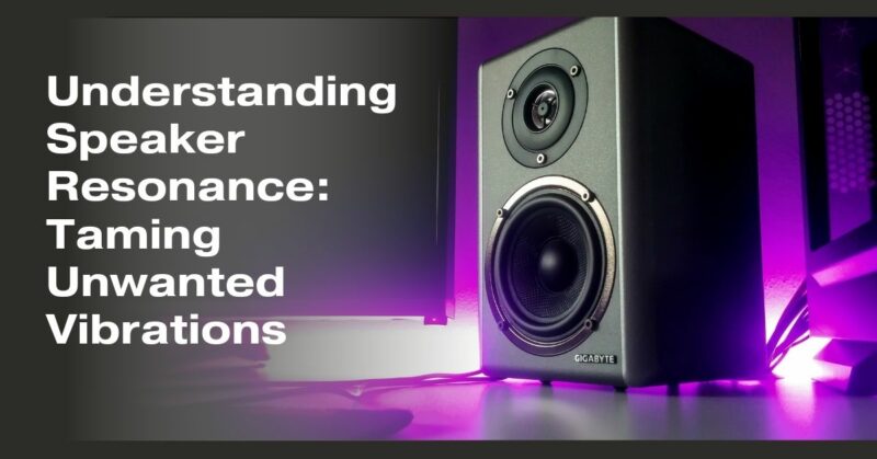 Understanding Speaker Resonance: Taming Unwanted Vibrations