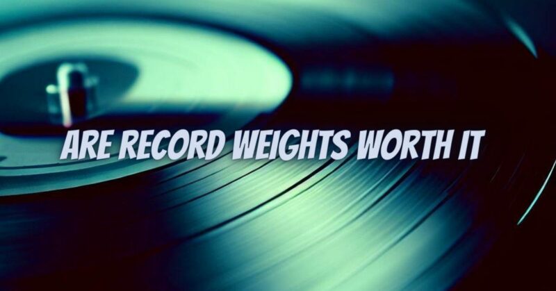 Are record weights worth it