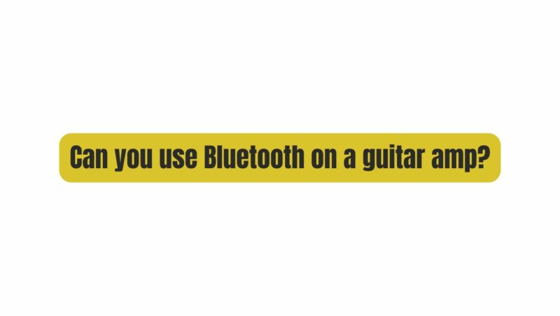 Can you use headphones with acoustic guitar?