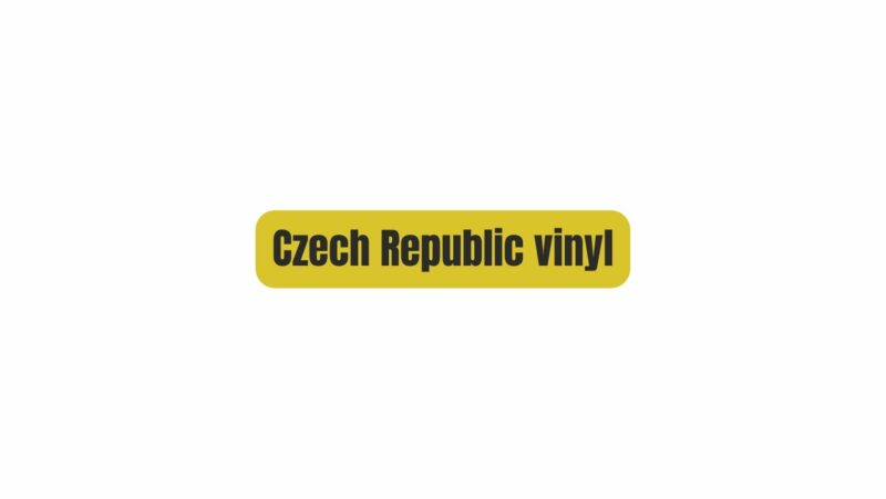 Czech Republic vinyl
