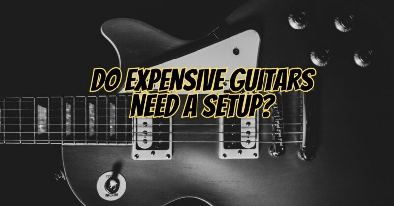 Do expensive guitars need a setup?