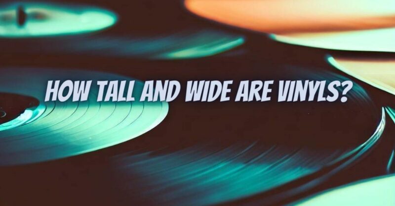 How tall and wide are vinyls?
