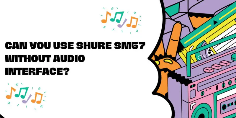 Can you use Shure SM57 without audio interface?
