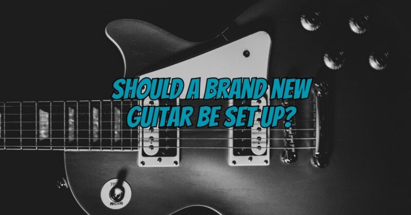Should a brand new guitar be set up?