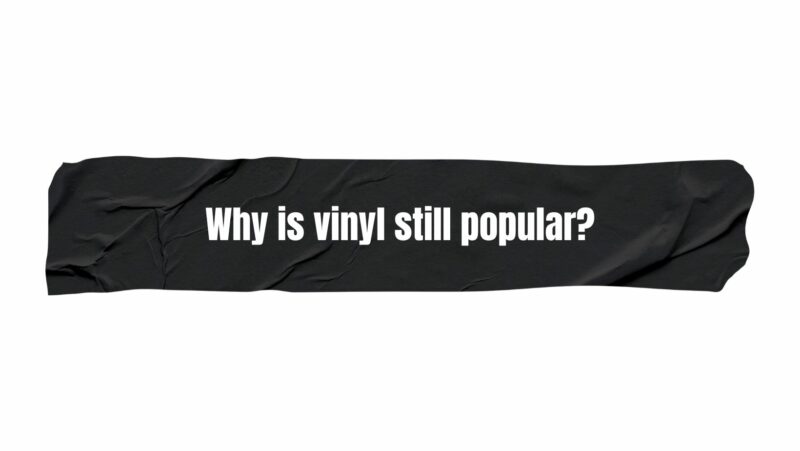 Why is vinyl still popular?