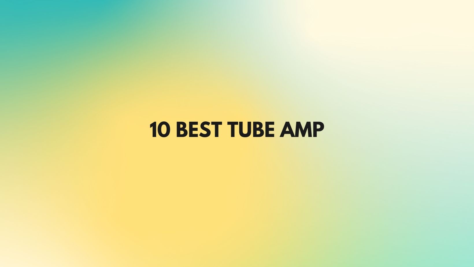 10 Best tube amp All For Turntables