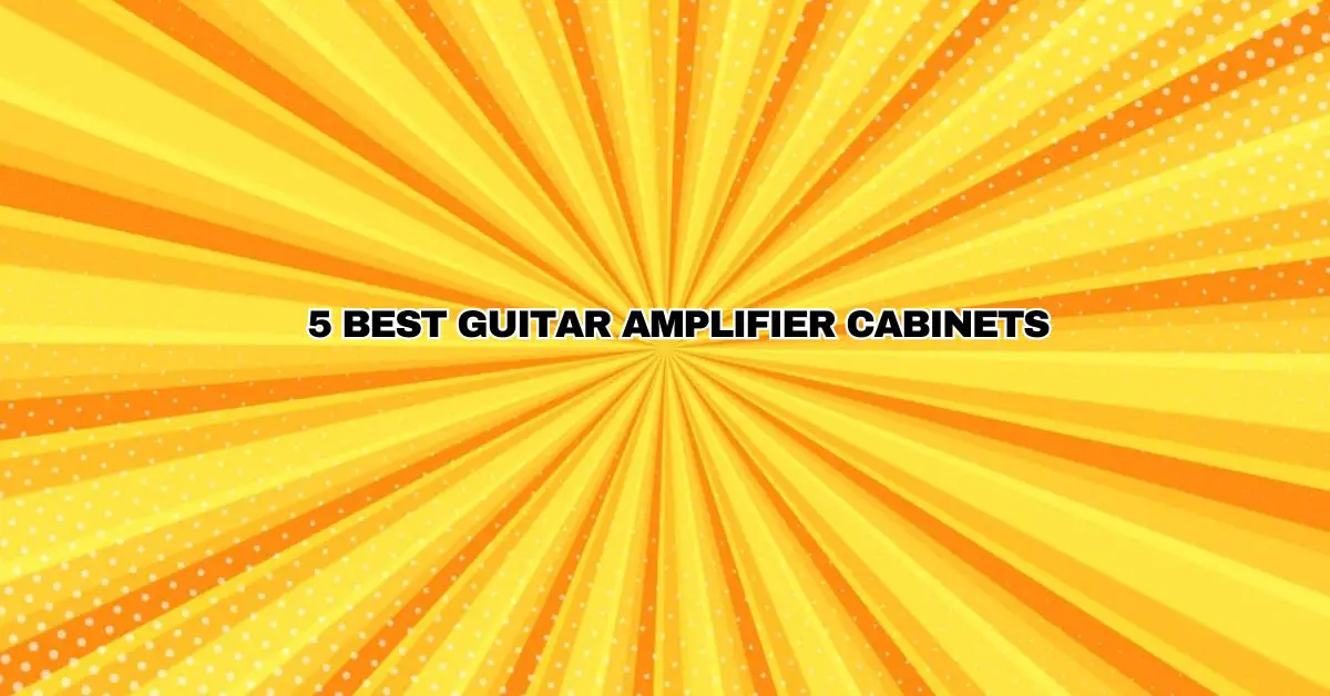 5 Best Guitar Amplifier All For Turntables