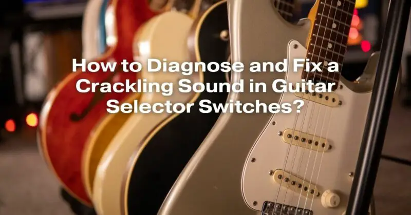How to Diagnose and Fix a Crackling Sound in Guitar Selector Switches?