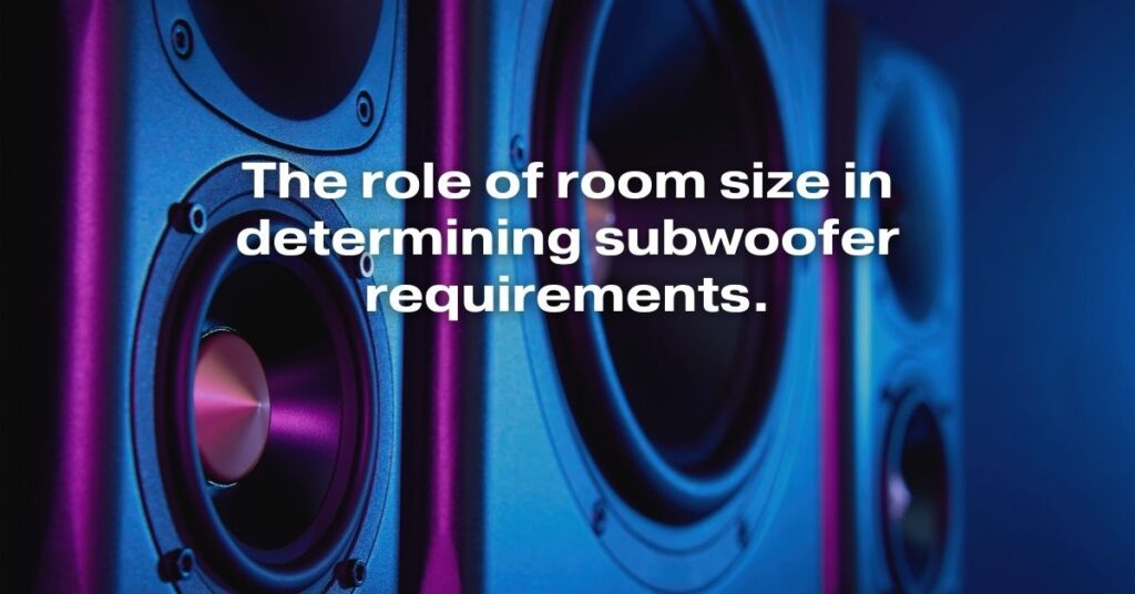 The Role of Room Size in Determining Subwoofer Requirements