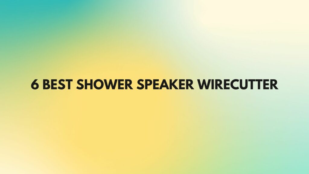 6 Best shower speaker Wirecutter All For Turntables