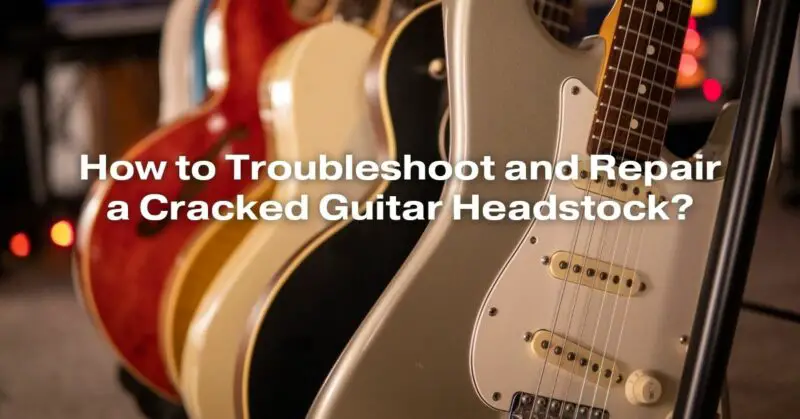 How to Troubleshoot and Repair a Cracked Guitar Headstock?