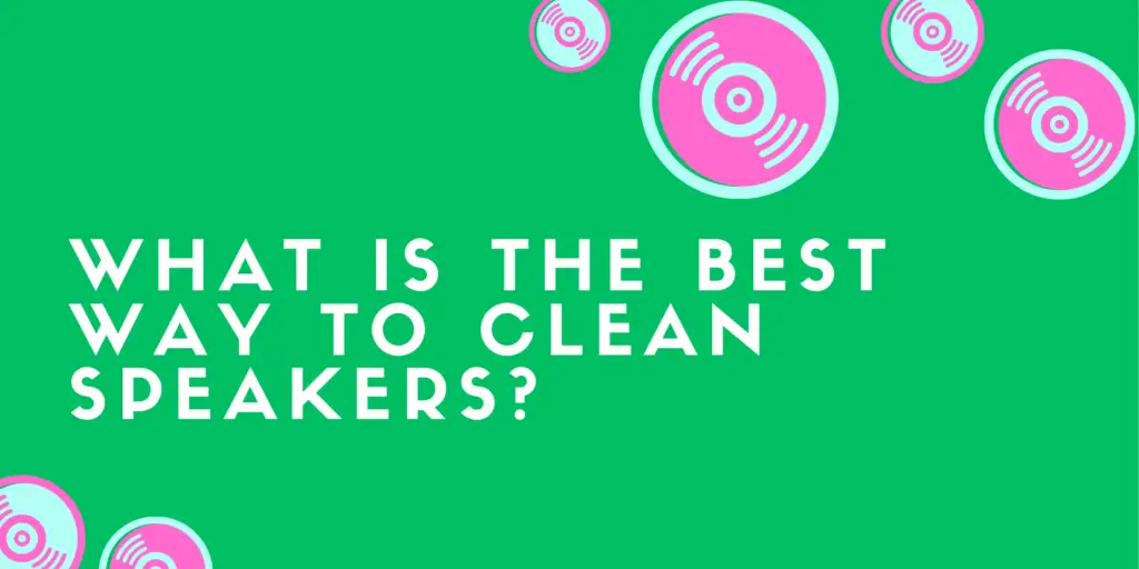 What is the best way to clean speakers? All For Turntables