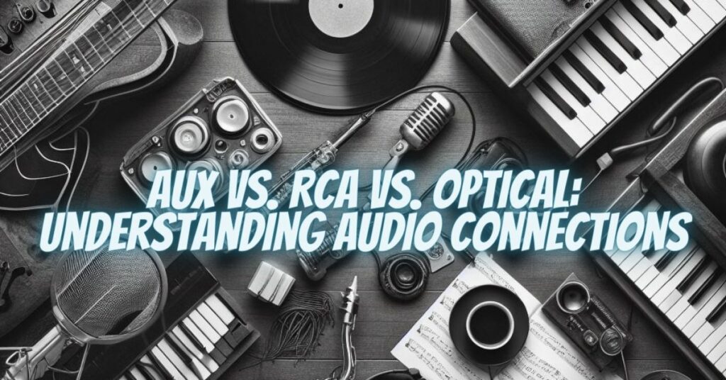 AUX vs. RCA vs. Optical: Understanding Audio Connections