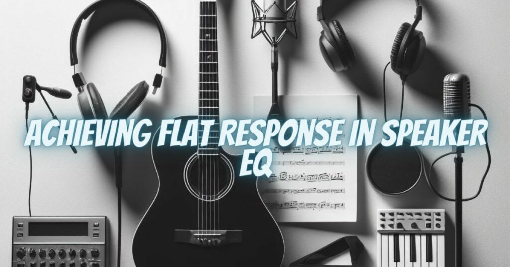 Achieving Flat Response in Speaker EQ