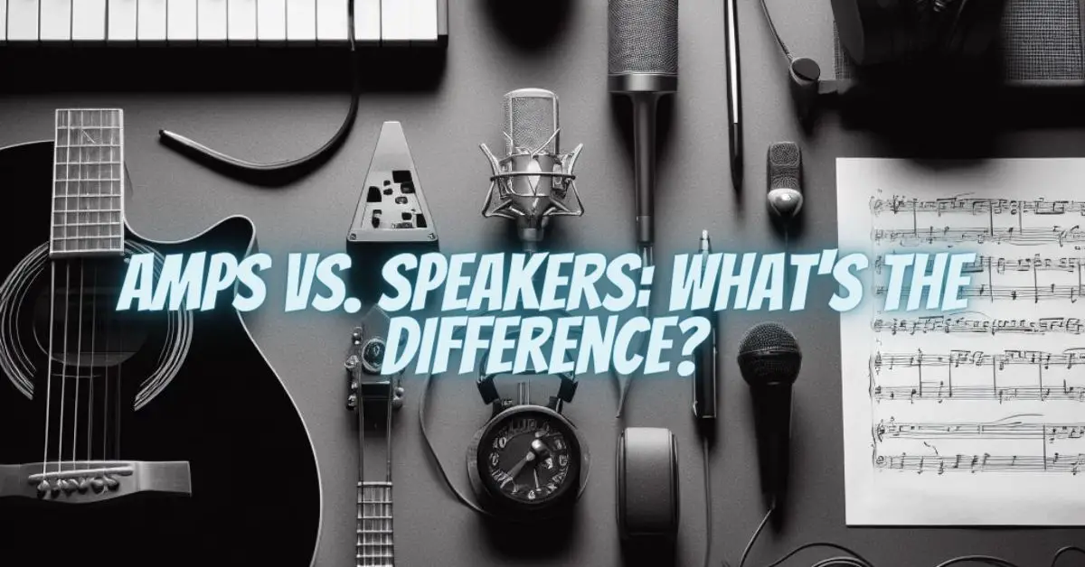 Amps vs. Speakers What's the Difference? All For Turntables