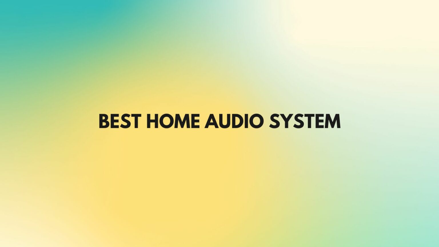 Best home audio system All For Turntables
