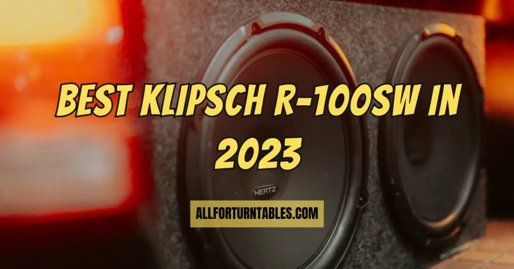 Best klipsch R-100SW in 2023