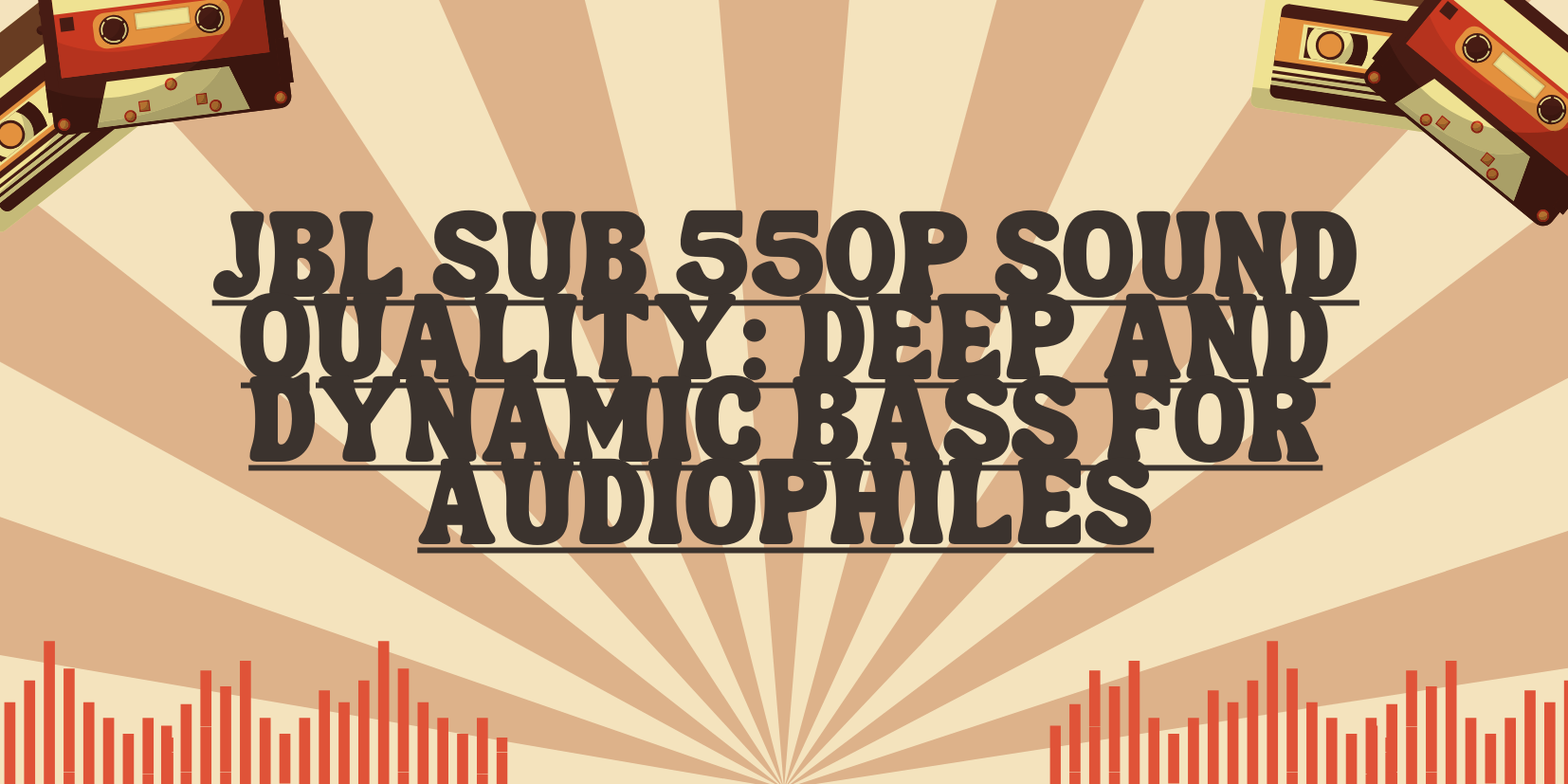 JBL Sub 550P Sound Quality Deep and Dynamic Bass for Audiophiles All