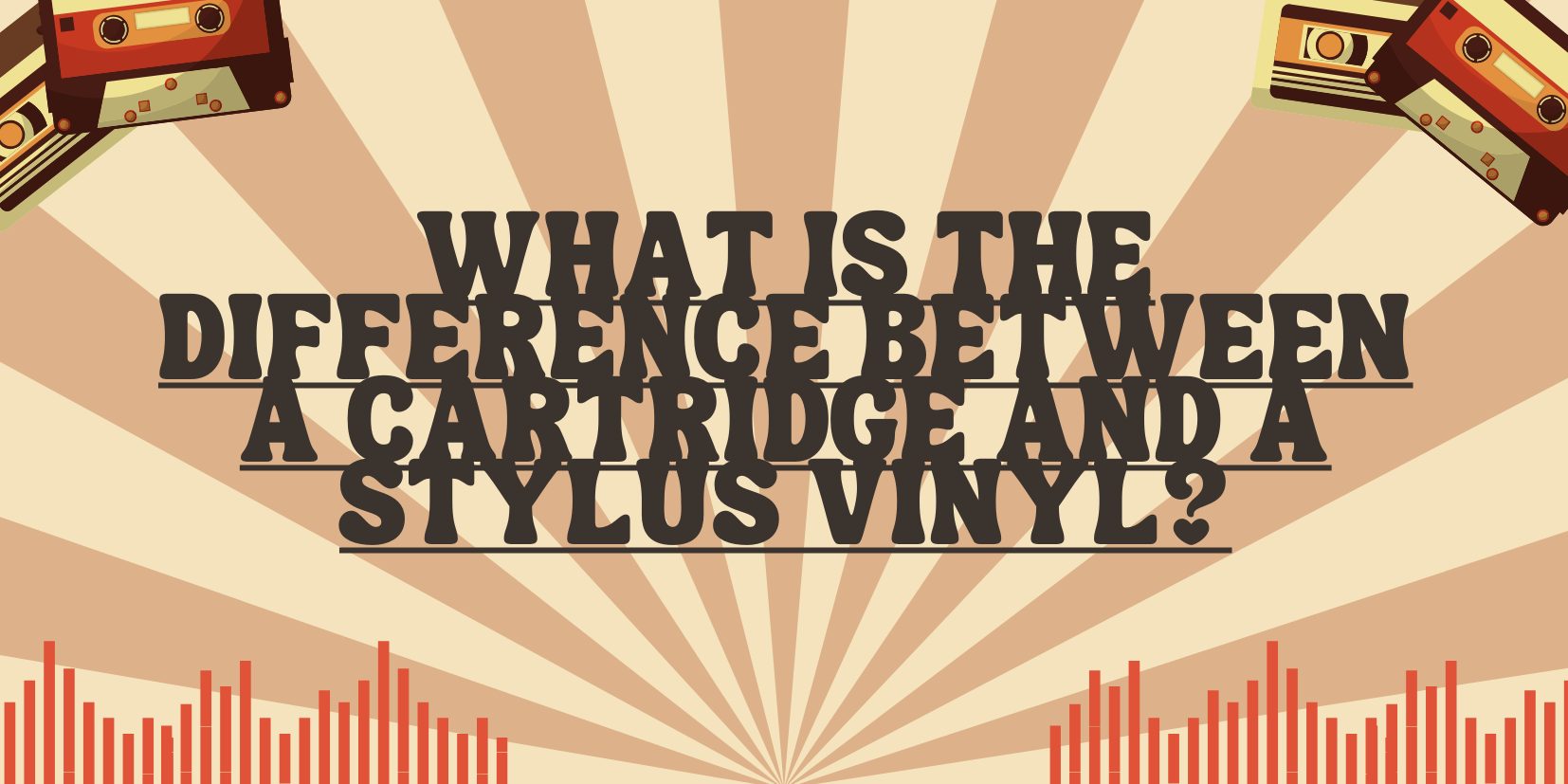 What is the difference between a cartridge and a stylus vinyl? All